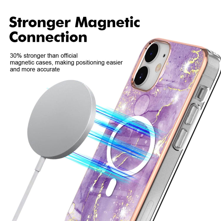 Marble Pattern Dual-side IMD Magsafe TPU Phone Case