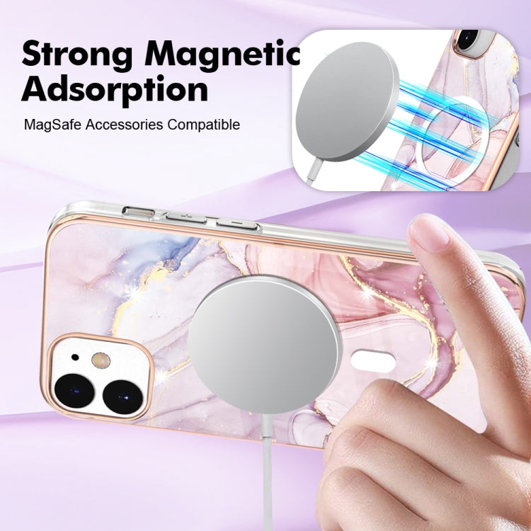 Marble Pattern Dual-side IMD Magsafe TPU Phone Case