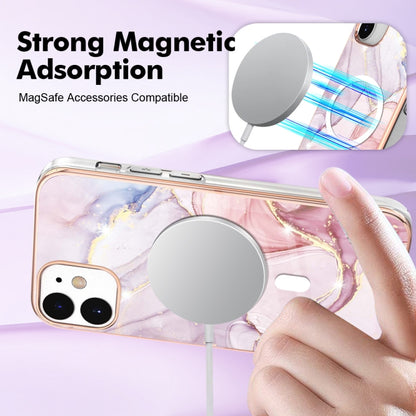 Marble Pattern Dual-side IMD Magsafe TPU Phone Case