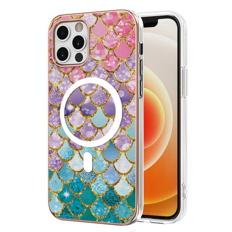 Marble Pattern Dual-side IMD Magsafe TPU Phone Case