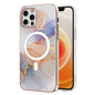 Marble Pattern Dual-side IMD Magsafe TPU Phone Case
