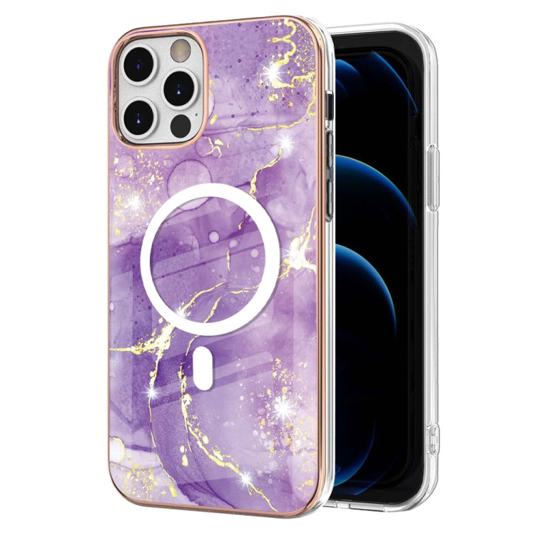 Marble Pattern Dual-side IMD Magsafe TPU Phone Case