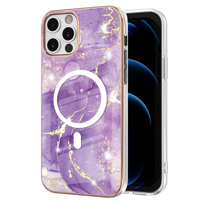 Marble Pattern Dual-side IMD Magsafe TPU Phone Case