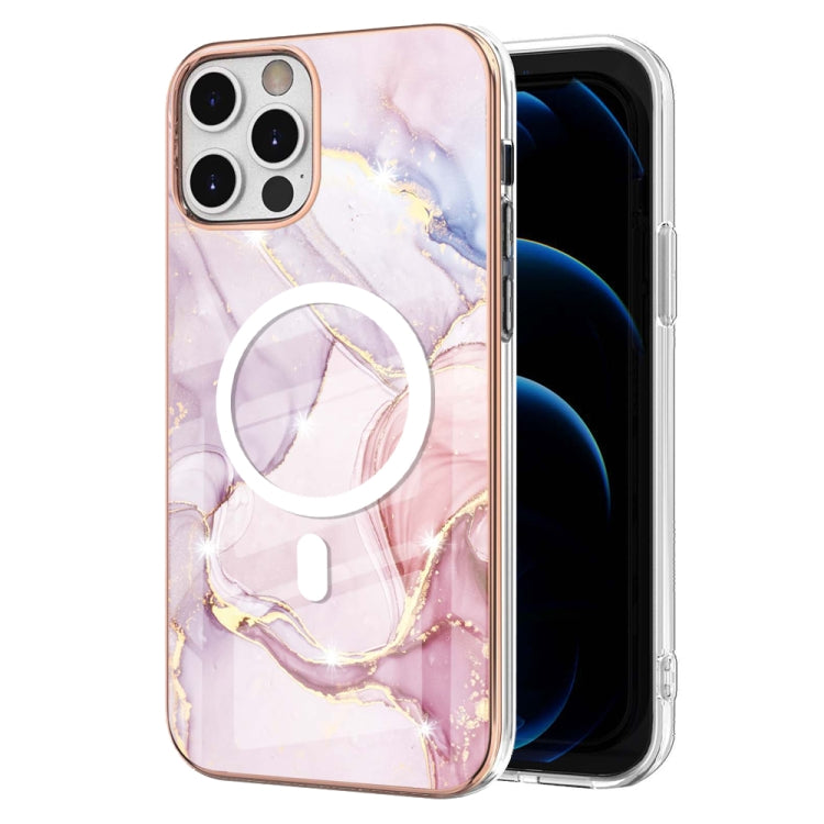 Marble Pattern Dual-side IMD Magsafe TPU Phone Case