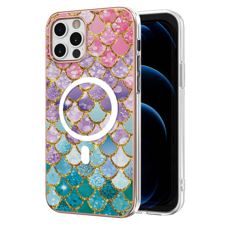 Marble Pattern Dual-side IMD Magsafe TPU Phone Case