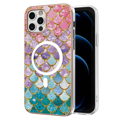 Marble Pattern Dual-side IMD Magsafe TPU Phone Case