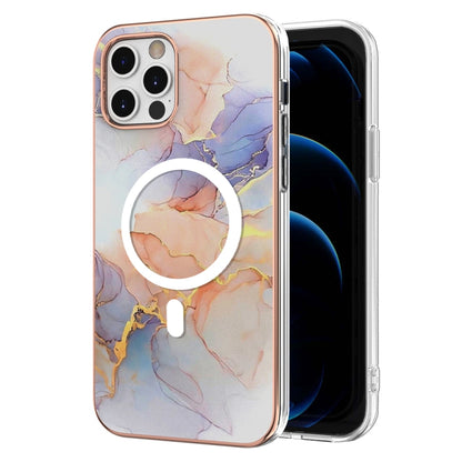 Marble Pattern Dual-side IMD Magsafe TPU Phone Case