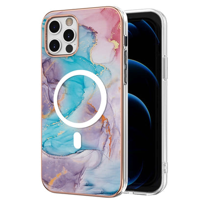 Marble Pattern Dual-side IMD Magsafe TPU Phone Case