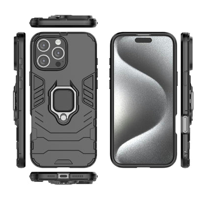 Shockproof PC + TPU Holder Phone Case