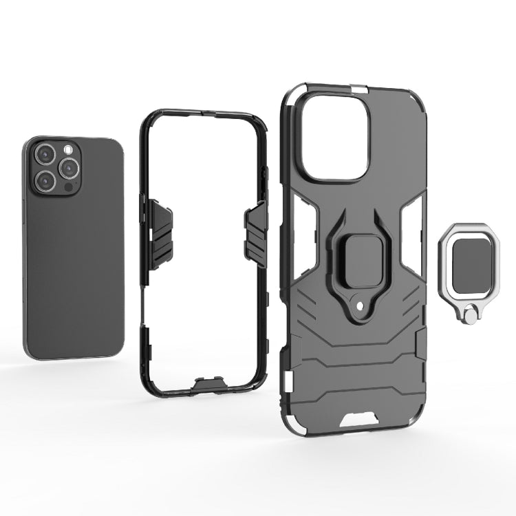 Shockproof PC + TPU Holder Phone Case