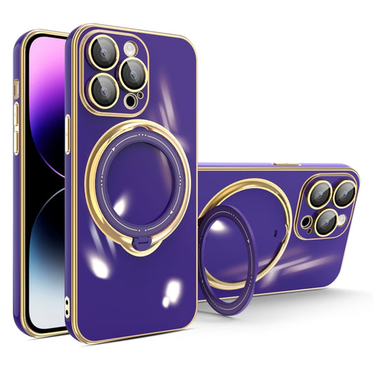 Multifunction Electroplating MagSafe Holder Phone Case