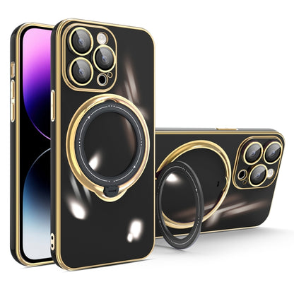 Multifunction Electroplating MagSafe Holder Phone Case