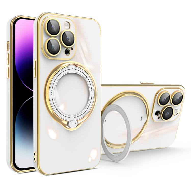 Multifunction Electroplating MagSafe Holder Phone Case