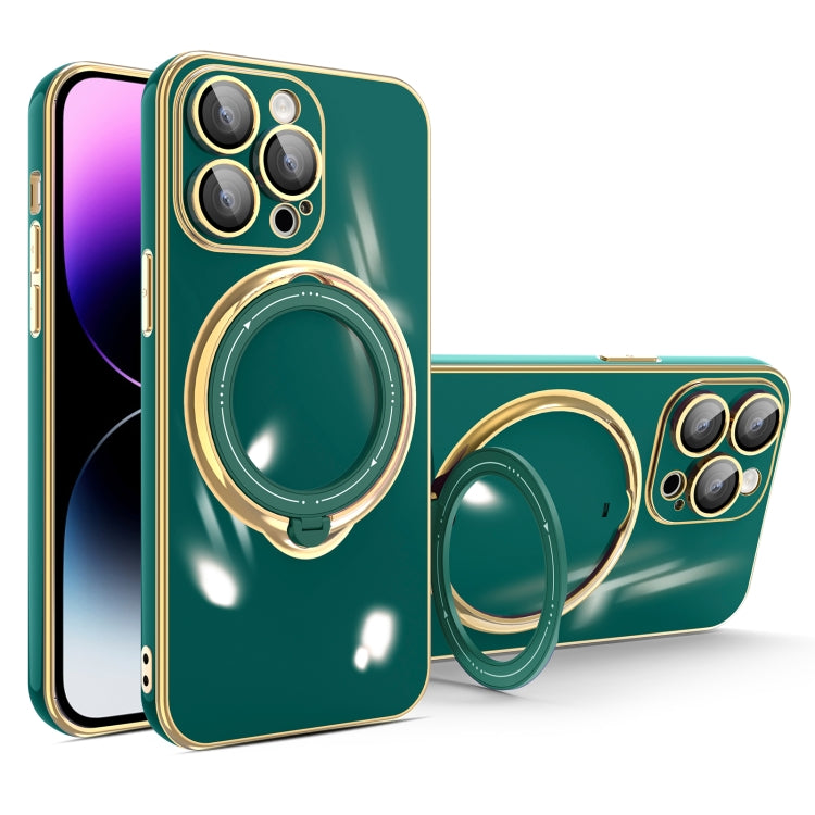 Multifunction Electroplating MagSafe Holder Phone Case