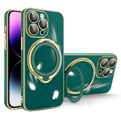 Multifunction Electroplating MagSafe Holder Phone Case