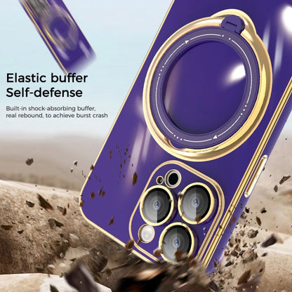 Multifunction Electroplating MagSafe Holder Phone Case