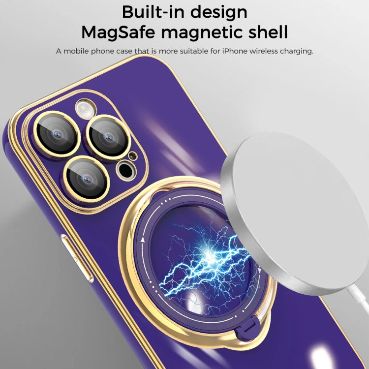 Multifunction Electroplating MagSafe Holder Phone Case