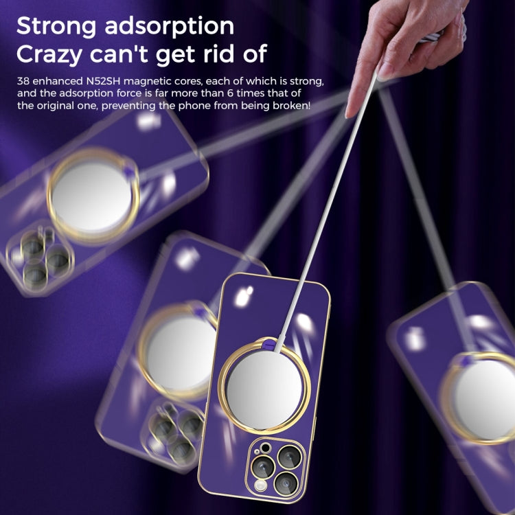 Multifunction Electroplating MagSafe Holder Phone Case