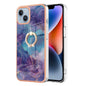Electroplating Marble Dual-side IMD Phone Case with Ring