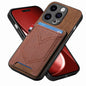 Denim Texture Leather Skin Phone Case with Card Slot