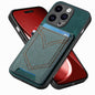 Denim Texture Leather Skin Phone Case with Card Slot