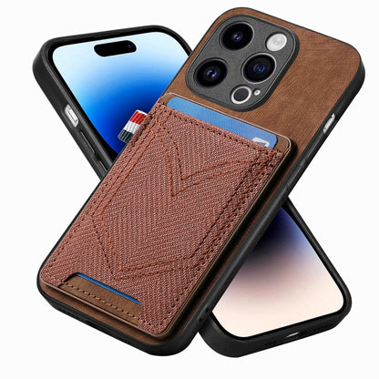 Denim Texture Leather Skin Phone Case with Card Slot