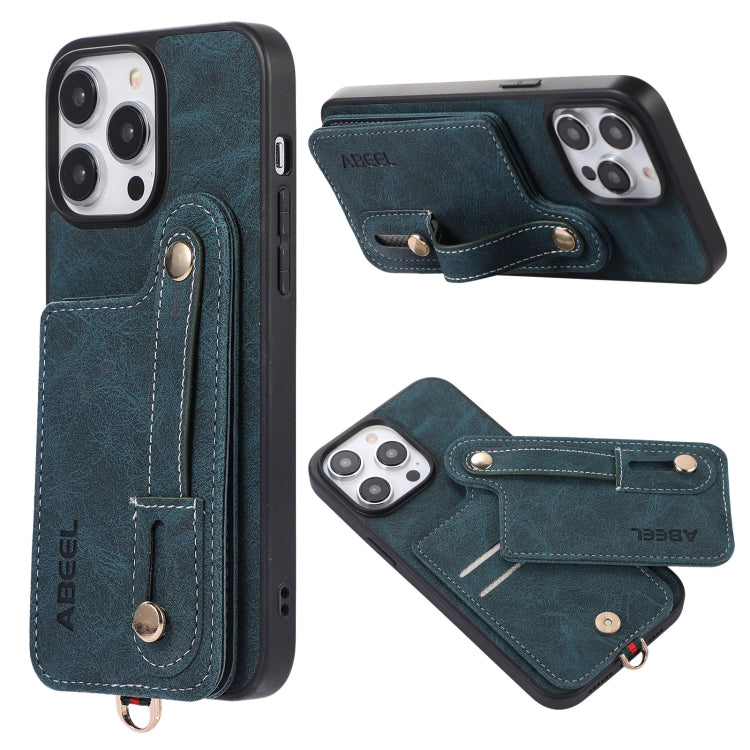 ABEEL Litchi Texture Card Bag PU Phone Case