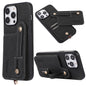 ABEEL Litchi Texture Card Bag PU Phone Case