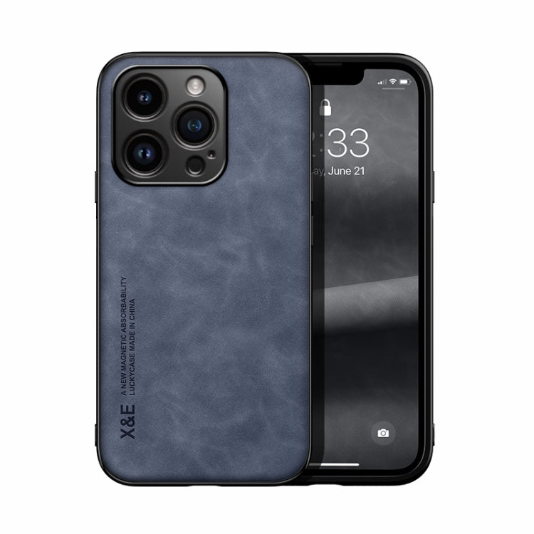 Skin Feel Magnetic Leather Back Phone Case