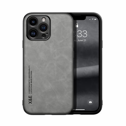Skin Feel Magnetic Leather Back Phone Case