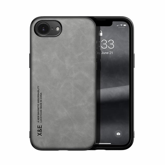 Skin Feel Magnetic Leather Back Phone Case