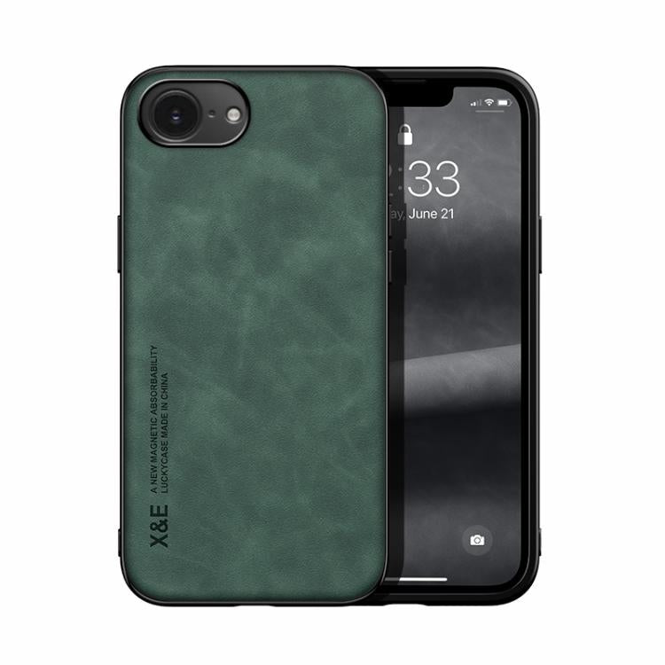 Skin Feel Magnetic Leather Back Phone Case