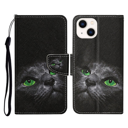 3D Colored Drawing Flip Leather Phone Case