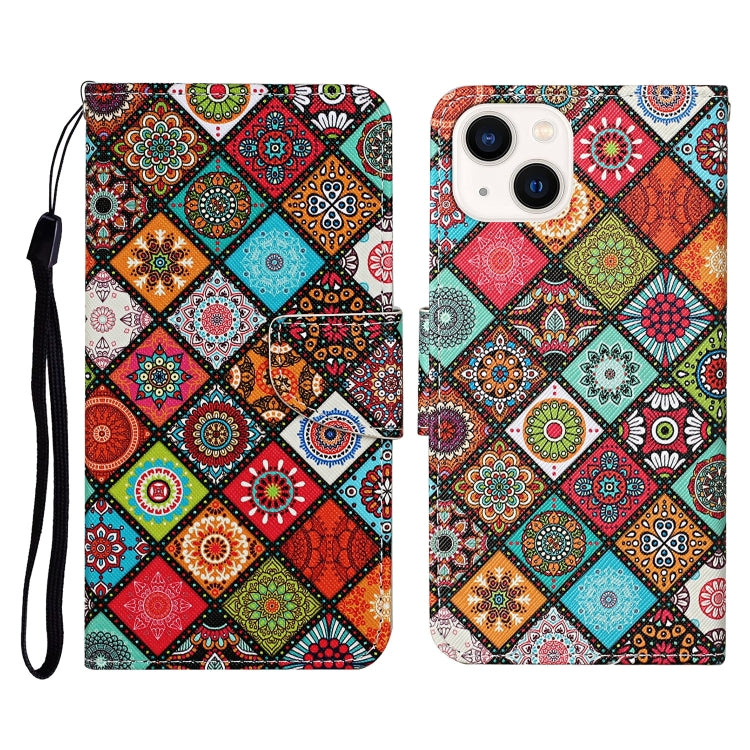 3D Colored Drawing Flip Leather Phone Case