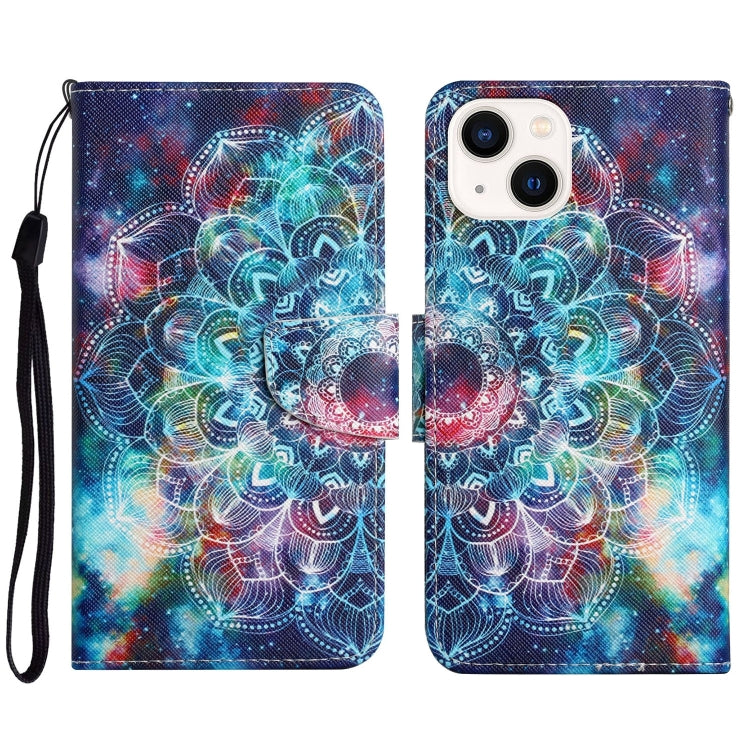 3D Colored Drawing Flip Leather Phone Case