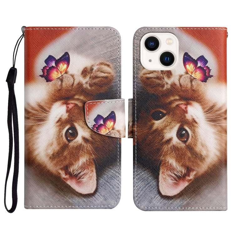 3D Colored Drawing Flip Leather Phone Case