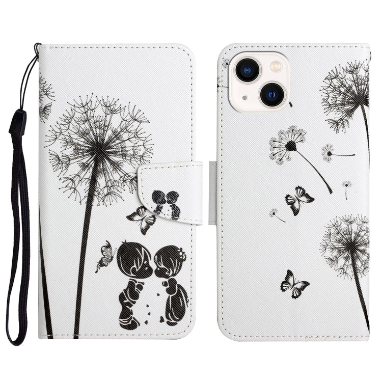 3D Colored Drawing Flip Leather Phone Case
