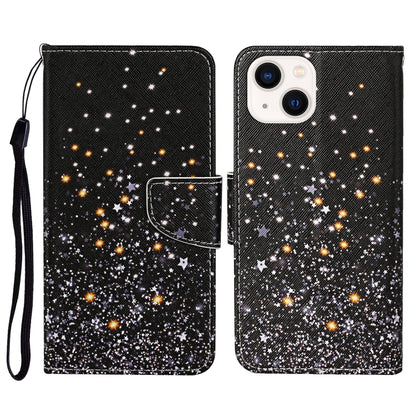 3D Colored Drawing Flip Leather Phone Case