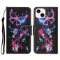 3D Colored Drawing Flip Leather Phone Case