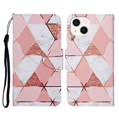3D Colored Drawing Flip Leather Phone Case
