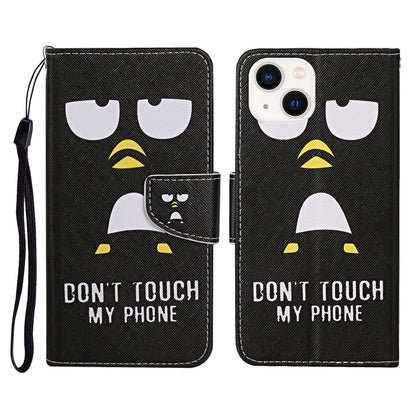 3D Colored Drawing Flip Leather Phone Case