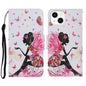 3D Colored Drawing Flip Leather Phone Case