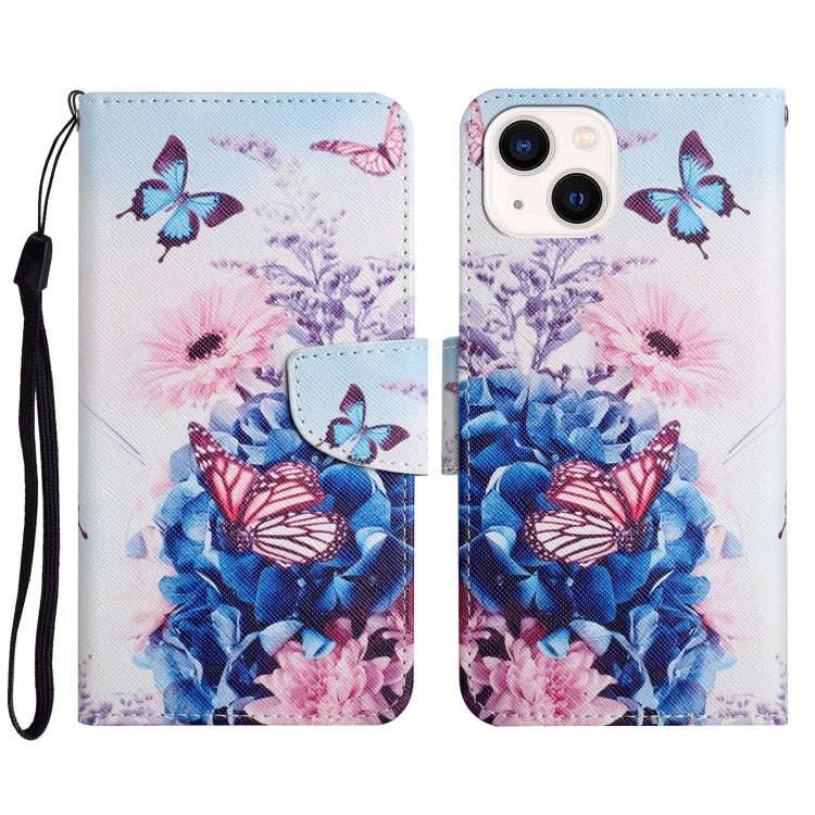 3D Colored Drawing Flip Leather Phone Case