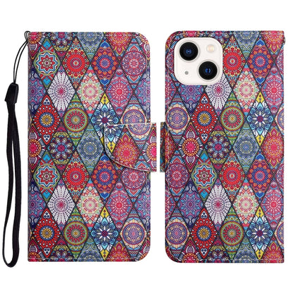 3D Colored Drawing Flip Leather Phone Case