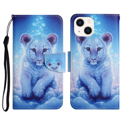 3D Colored Drawing Flip Leather Phone Case