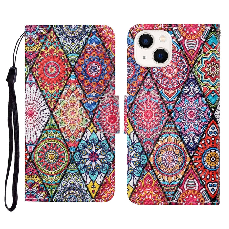 3D Colored Drawing Flip Leather Phone Case