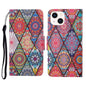 3D Colored Drawing Flip Leather Phone Case