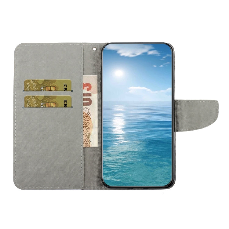 Colored Drawing Leather Phone Case