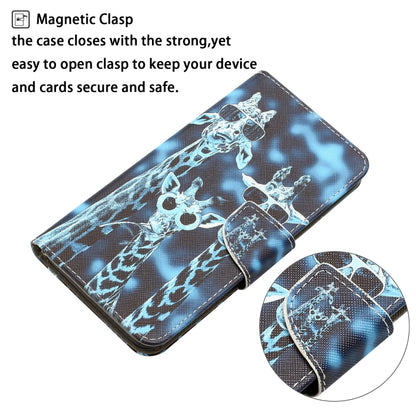 Colored Drawing Leather Phone Case