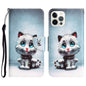 Colored Drawing Leather Phone Case